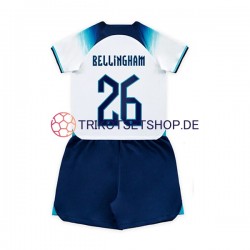 England Bellingham 26 World Cup 2022 Kinder Trikotset Heim Kurzarm