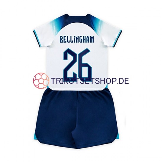 England Bellingham 26 World Cup 2022 Kinder Trikotset Heim Kurzarm