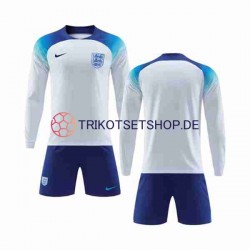 England World Cup 2022 Kinder Trikotset Heim Langarm