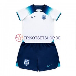 England World Cup 2022 Kinder Trikotset Heim Kurzarm