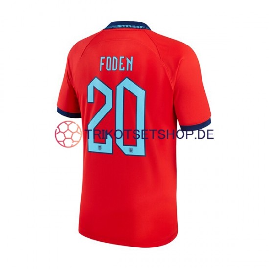 England Foden 20 World Cup 2022 Herren Trikot Auswärts Kurzarm