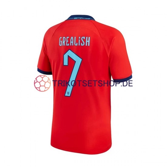 England Grealish 7 World Cup 2022 Herren Trikot Auswärts Kurzarm