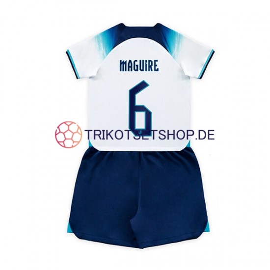 England Maguire 6 World Cup 2022 Kinder Trikotset Heim Kurzarm