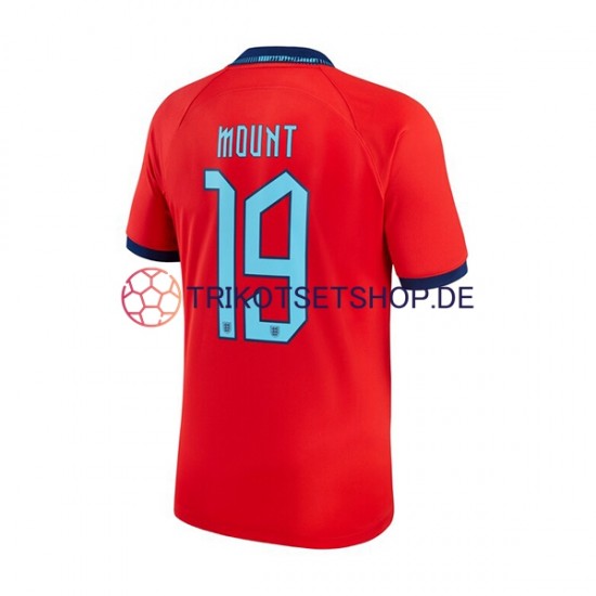 England Mount 19 World Cup 2022 Herren Trikot Auswärts Kurzarm