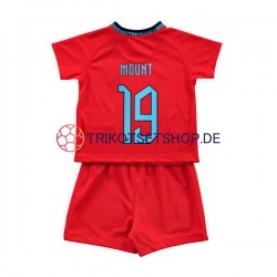 England Mount 19 World Cup 2022 Kinder Trikotset Auswärts Kurzarm