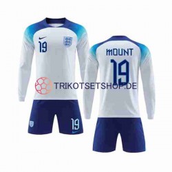 England Mount 19 World Cup 2022 Kinder Trikotset Heim Langarm