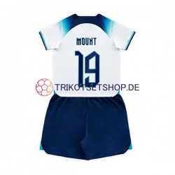England Mount 19 World Cup 2022 Kinder Trikotset Heim Kurzarm