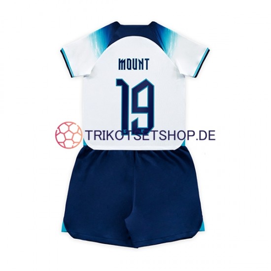 England Mount 19 World Cup 2022 Kinder Trikotset Heim Kurzarm