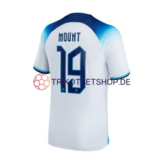 England Mount 19 World Cup 2022 Herren Trikot Heim Kurzarm