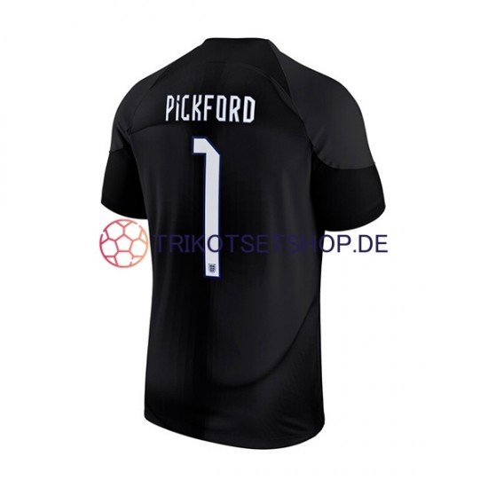 England Pickford 1 World Cup 2022 Torwart Herren Trikot Heim Kurzarm