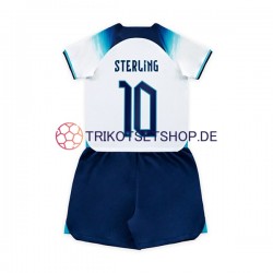 England Sterling 10 World Cup 2022 Kinder Trikotset Heim Kurzarm