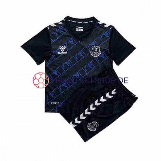 Everton 2023-2024 Torwart Kinder Trikotset Auswärts Kurzarm