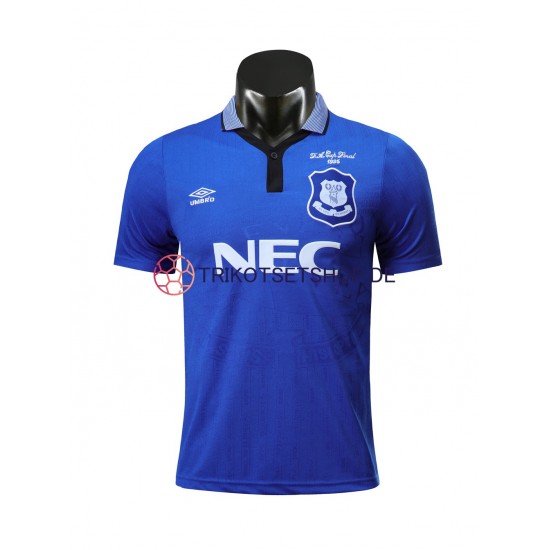 Everton Retro 1995 Herren Trikot Heim Kurzarm