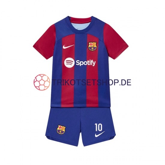 FC Barcelona Ansu Fati 10 2023-2024 Kinder Trikotset Heim Kurzarm