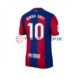 FC Barcelona Ansu Fati 10 2023-2024 Herren Trikot Heim Kurzarm
