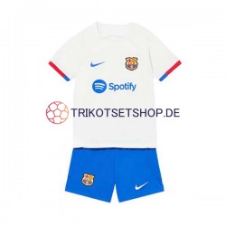 FC Barcelona 2023-2024 Kinder Trikotset Auswärts Kurzarm