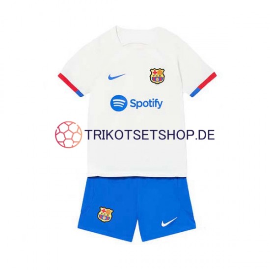 FC Barcelona 2023-2024 Kinder Trikotset Auswärts Kurzarm