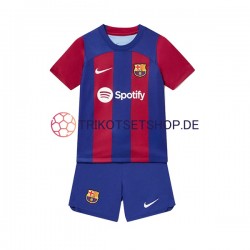 FC Barcelona 2023-2024 Kinder Trikotset Heim Kurzarm