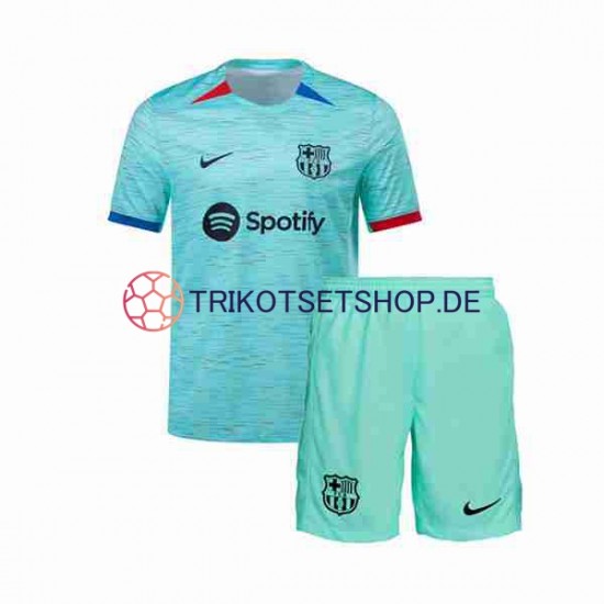 FC Barcelona 2023-2024 Kinder Trikotset Ausweich Kurzarm