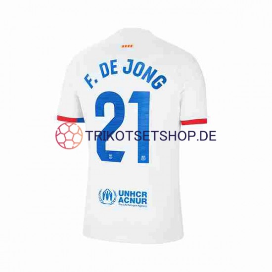 FC Barcelona Frenkie de Jong 21 2023-2024 Herren Trikot Auswärts Kurzarm