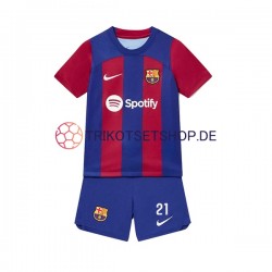 FC Barcelona Frenkie de Jong 21 2023-2024 Kinder Trikotset Heim Kurzarm