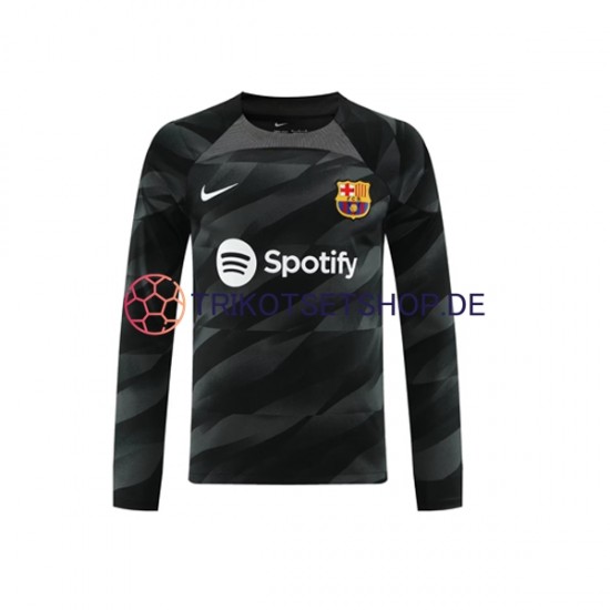FC Barcelona 2023-2024 Torwart Herren Trikot Auswärts Langarm