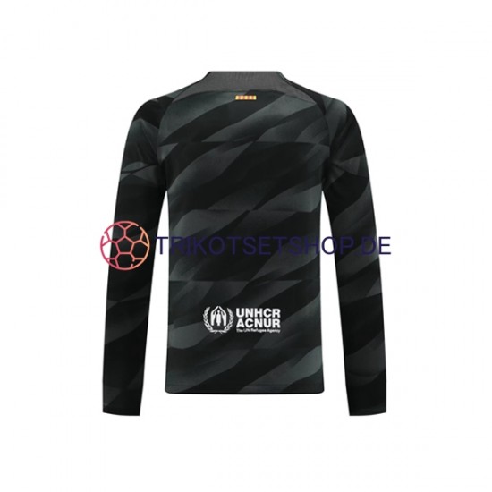 FC Barcelona 2023-2024 Torwart Herren Trikot Auswärts Langarm