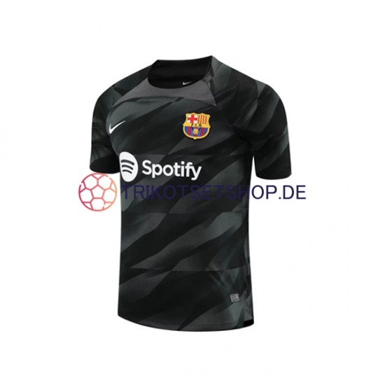 FC Barcelona 2023-2024 Torwart Herren Trikot Auswärts Kurzarm