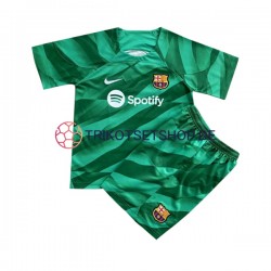 FC Barcelona 2023-2024 Torwart Kinder Trikotset Heim Kurzarm