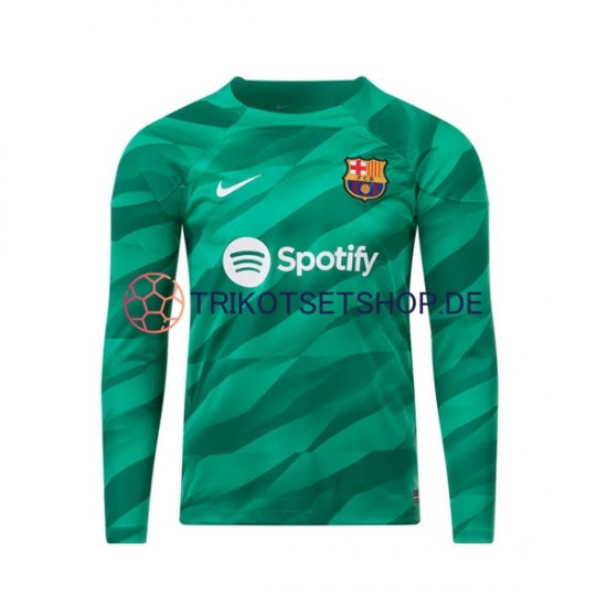 FC Barcelona 2023-2024 Torwart Herren Trikot Heim Langarm