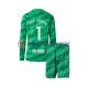 FC Barcelona Ter Stegen 1 2023-2024 Torwart Kinder Trikotset Heim Langarm