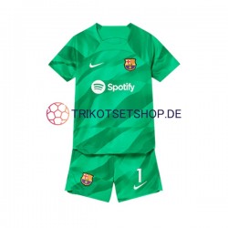 FC Barcelona Ter Stegen 1 2023-2024 Torwart Kinder Trikotset Heim Kurzarm