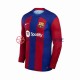 FC Barcelona 2023-2024 Herren Trikot Heim Langarm