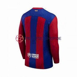 FC Barcelona 2023-2024 Herren Trikot Heim Langarm
