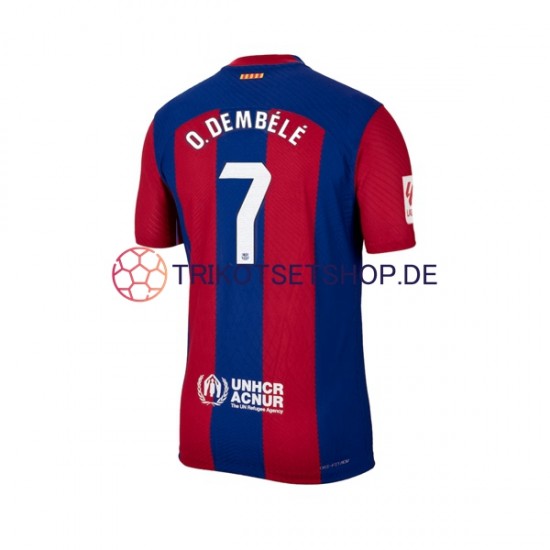 FC Barcelona Ousmane Dembele 7 2023-2024 Herren Trikot Heim Kurzarm