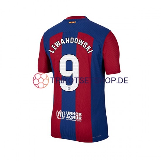 FC Barcelona Robert Lewandowski 9 2023-2024 Herren Trikot Heim Kurzarm