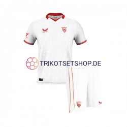 FC Sevilla 2023-2024 Kinder Trikotset Heim Kurzarm