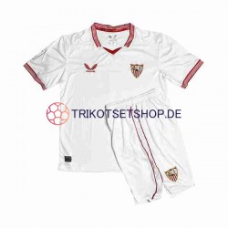 FC Sevilla Sergio Ramos 4 2023-2024 Kinder Trikotset Heim Kurzarm