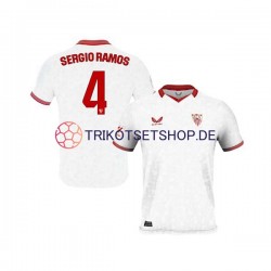 FC Sevilla Sergio Ramos 4 2023-2024 Herren Trikot Heim Kurzarm