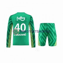 Fenerbahce Livakovic 40 2023-2024 Torwart Kinder Trikotset Heim Langarm