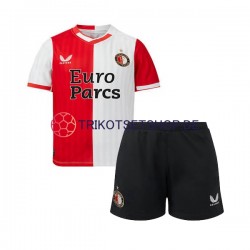 Feyenoord Rotterdam 2023-2024 Kinder Trikotset Heim Kurzarm