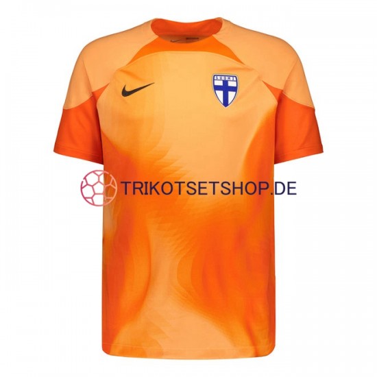 Finnland 2022 Torwart Herren Trikot Heim Kurzarm