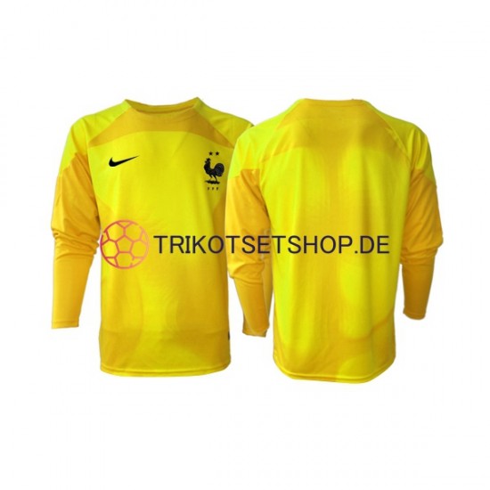 Frankreich World Cup 2022 Torwart Herren Trikot Ausweich Langarm