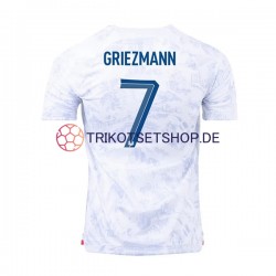 Frankreich Griezmann 7 World Cup 2022 Herren Trikot Auswärts Kurzarm