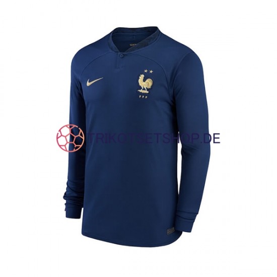 Frankreich World Cup 2022 Herren Trikot Heim Langarm
