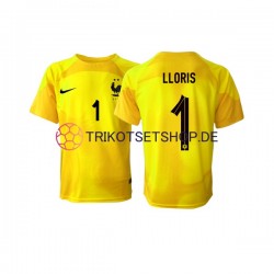 Frankreich Hugo Lloris 1 World Cup 2022 Torwart Herren Trikot Ausweich Kurzarm