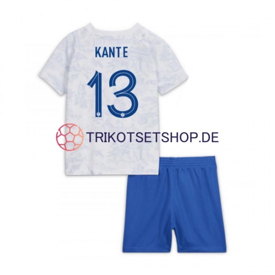 Frankreich Kante 13 World Cup 2022 Kinder Trikotset Auswärts Kurzarm