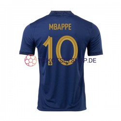 Frankreich Mbappé 10 World Cup 2022 Herren Trikot Heim Kurzarm