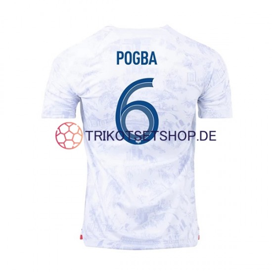 Frankreich Pogba 6 World Cup 2022 Herren Trikot Auswärts Kurzarm