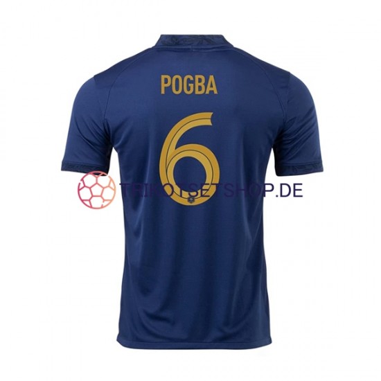 Frankreich Pogba 6 World Cup 2022 Herren Trikot Heim Kurzarm